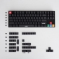 BOB 130 / 144 Full PBT Dye-subbed Keycaps Set for Cherry MX Mechanical Keyboard Black Legends on Black Keycap English / Japanese